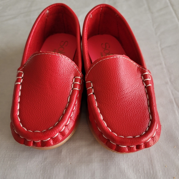 Sz 8.5 Childrens Leather Loafer New - Picture 2 of 5